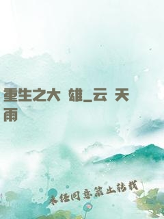 重生之大梟雄
