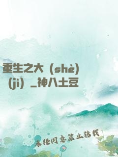 重生之大設(shè)計(jì)師