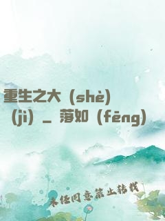 重生之大設(shè)計(jì)師