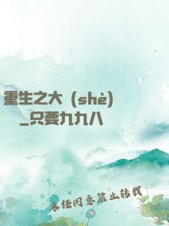 重生之大設(shè)計師