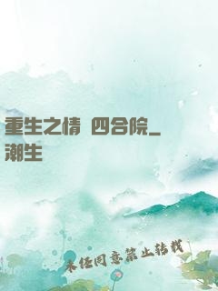 重生之情滿四合院