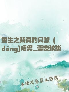 重生之我真的只想當(dāng)暖男