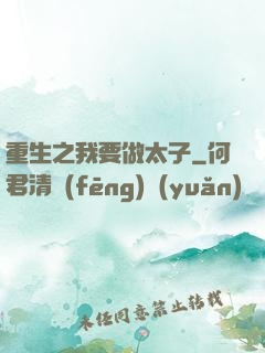 重生之我要做太子