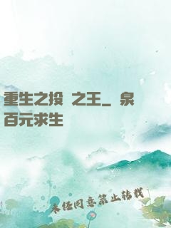 重生之投資之王