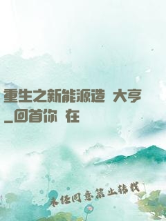 重生之新能源造車大亨