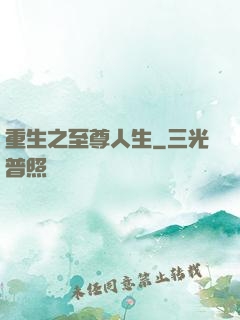 重生之至尊人生