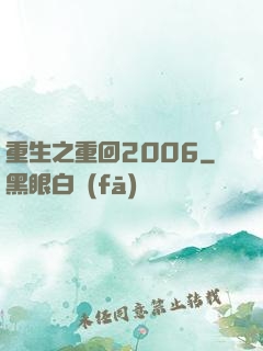 重生之重回2006