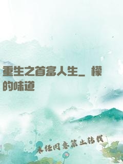 重生之首富人生