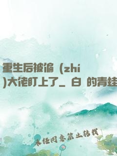 重生后被偏執(zhí)大佬盯上了