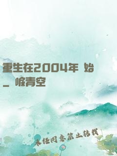 重生在2004年開始