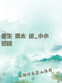 重生嬌妻太難追