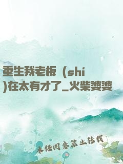 重生我老板實(shí)在太有才了
