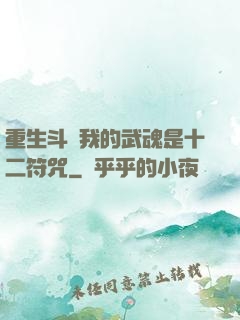 重生斗羅我的武魂是十二符咒