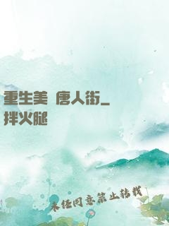 重生美國唐人街