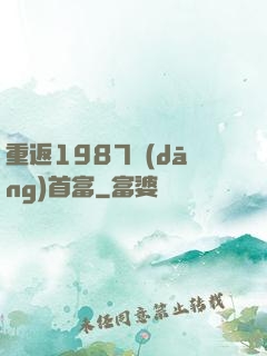 重返1987當(dāng)首富