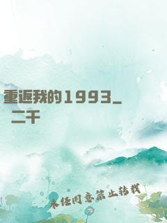重返我的1993