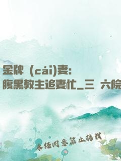 金牌財(cái)妻：腹黑教主追妻忙
