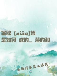 金牌銷(xiāo)售是如何煉成的