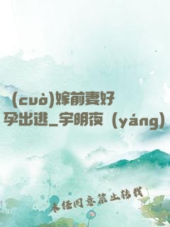 錯(cuò)嫁前妻好孕出逃
