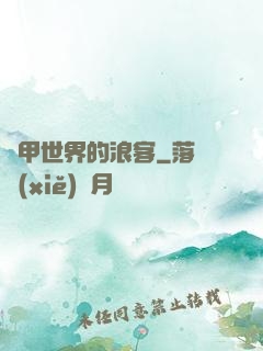 鎧甲世界的浪客