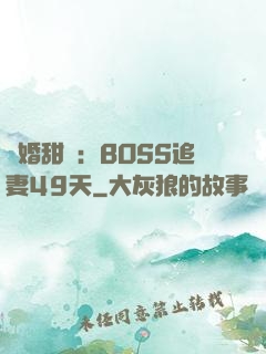 閃婚甜愛：BOSS追妻49天