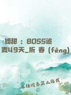 閃婚甜愛：BOSS追妻49天