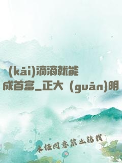 開(kāi)滴滴就能成首富
