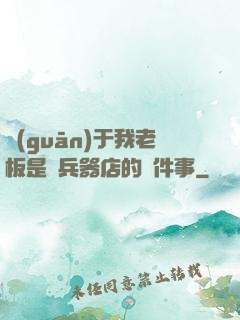 關(guān)于我老板是開兵器店的這件事