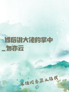 隱婚后做大佬的掌中嬌