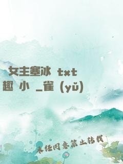 雙女主塞冰塊txt筆趣閣小說