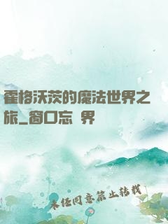 霍格沃茨的魔法世界之旅