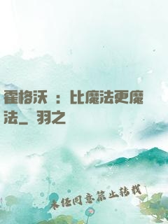 霍格沃茲：比魔法更魔法