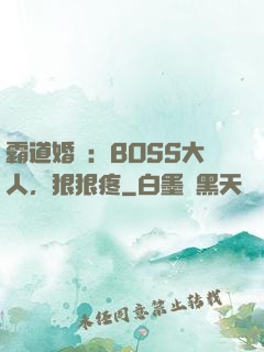 霸道婚寵：BOSS大人，狠狠疼