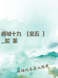青城十九俠（全五冊）