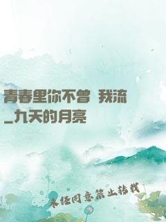 青春里你不曾見我流淚