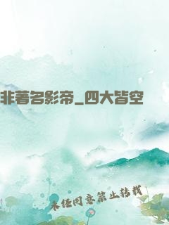 非著名影帝