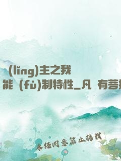 領(lǐng)主之我能復(fù)制特性
