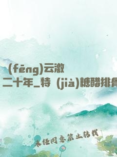 風(fēng)云激蕩二十年