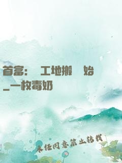 首富：從工地搬磚開始