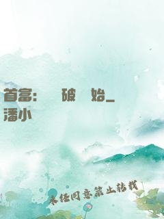 首富：從撿破爛開始
