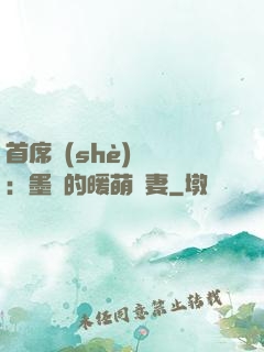 首席設(shè)計師：墨總的暖萌嬌妻
