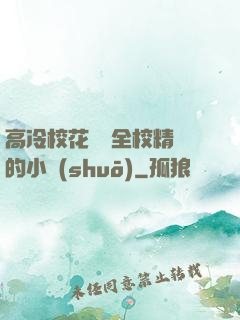 高冷?；S為全校精靈的小說(shuō)