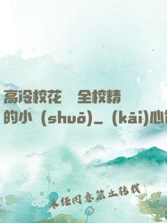高冷?；S為全校精靈的小說(shuō)