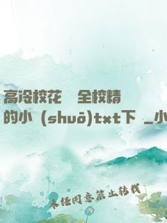 高冷?；S為全校精靈的小說(shuō)txt下載