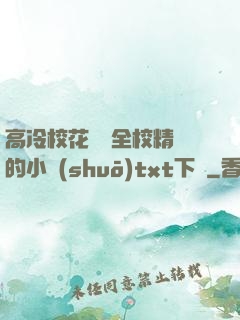 高冷?；S為全校精靈的小說(shuō)txt下載