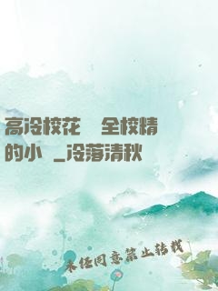 高冷?；S為全校精靈的小說