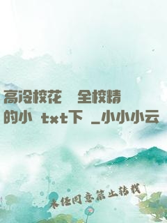 高冷?；S為全校精靈的小說txt下載