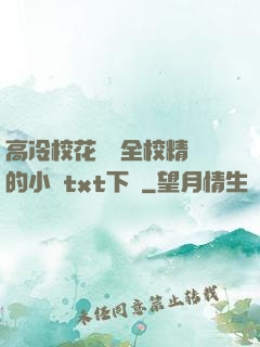 高冷校花淪為全校精靈的小說txt下載