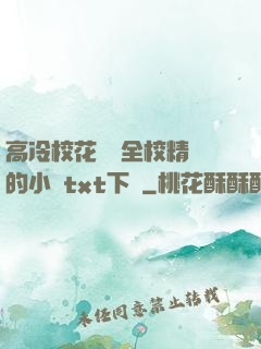 高冷?；S為全校精靈的小說txt下載