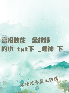 高冷?；S為全校精靈的小說txt下載